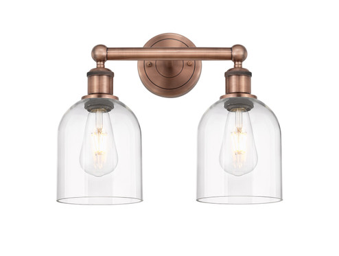 Edison Two Light Bath Vanity in Antique Copper (405|6162WACG5586CL)