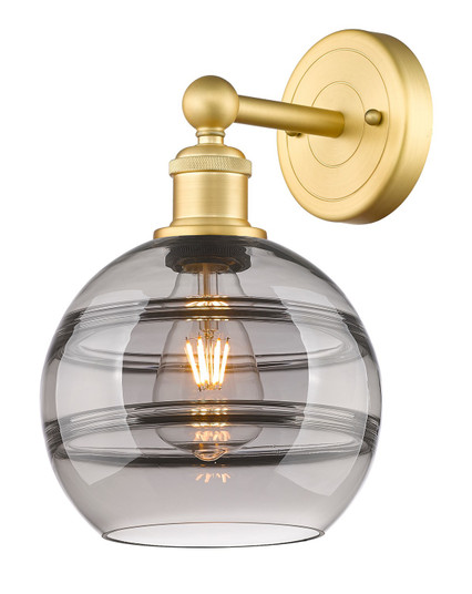 Downtown Urban One Light Wall Sconce in Satin Gold (405|6161WSGG5568SM)