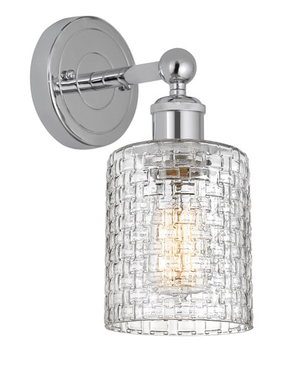 Edison One Light Wall Sconce in Polished Chrome (405|6161WPCG112C5CL)