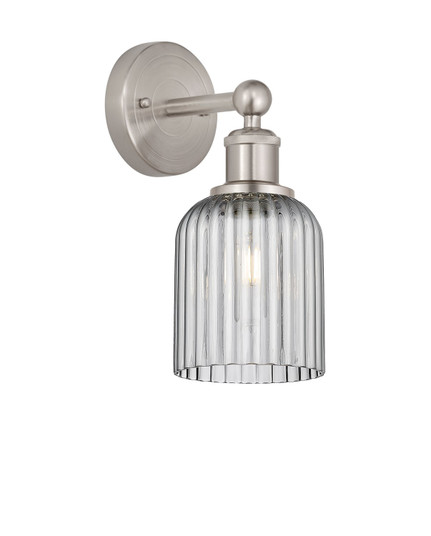 Edison One Light Wall Sconce in Antique Brass (405|6161WABG5595CL)