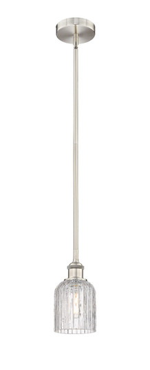 Edison One Light Mini Pendant in Brushed Satin Nickel (405|6161SSNG5595CL)