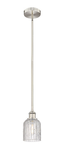 Edison One Light Mini Pendant in Brushed Satin Nickel (405|6161SSNG5595CL)