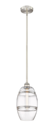 Edison One Light Mini Pendant in Brushed Satin Nickel (405|6161SSNG5578CL)