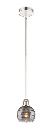 Edison One Light Mini Pendant in Polished Nickel (405|6161SPNG5566SM)