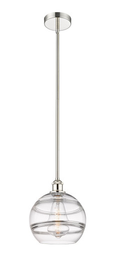 Edison One Light Mini Pendant in Polished Nickel (405|6161SPNG55610CL)