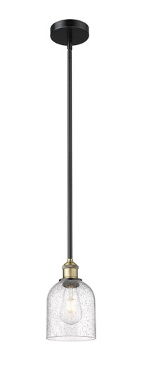 Edison One Light Mini Pendant in Black Antique Brass (405|6161SBABG5586SDY)
