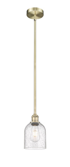 Edison One Light Mini Pendant in Antique Brass (405|6161SABG5586SDY)