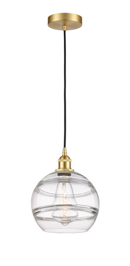 Edison One Light Mini Pendant in Satin Gold (405|6161PSGG55610CL)