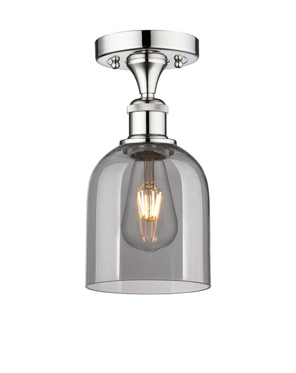 Edison One Light Semi-Flush Mount in Polished Chrome (405|6161FPCG5586SM)