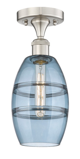 Edison One Light Semi-Flush Mount in Polished Chrome (405|6161FPCG5576BL)