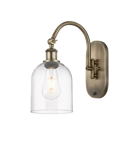 Ballston One Light Swing Arm in Antique Brass (405|5181WABG5586CL)