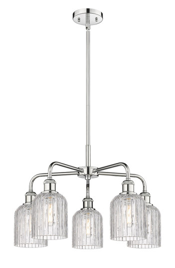Downtown Urban Five Light Chandelier in Polished Chrome (405|5165CRPCG5595CL)