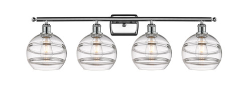 Ballston Four Light Bath Vanity in Polished Chrome (405|5164WPCG5568CL)