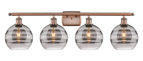 Ballston Four Light Bath Vanity in Antique Copper (405|5164WACG5568SM)