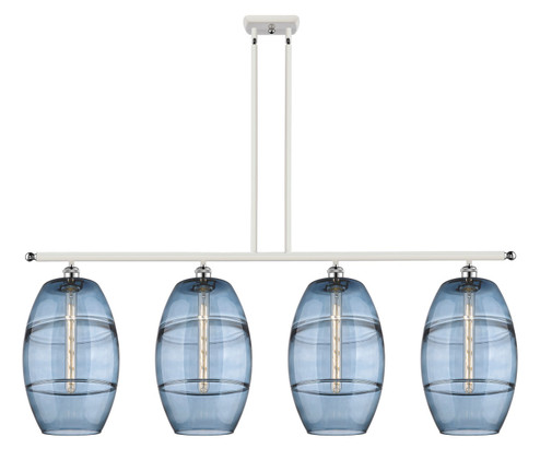 Ballston Four Light Island Pendant in White Polished Chrome (405|5164IWPCG55710BL)