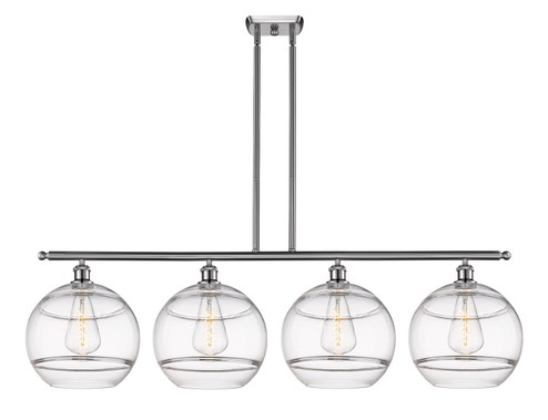 Ballston Four Light Island Pendant in Brushed Satin Nickel (405|5164ISNG55612CL)