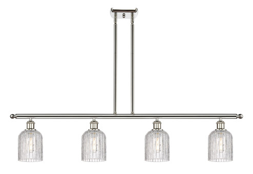 Ballston Four Light Island Pendant in Polished Nickel (405|5164IPNG5595CL)