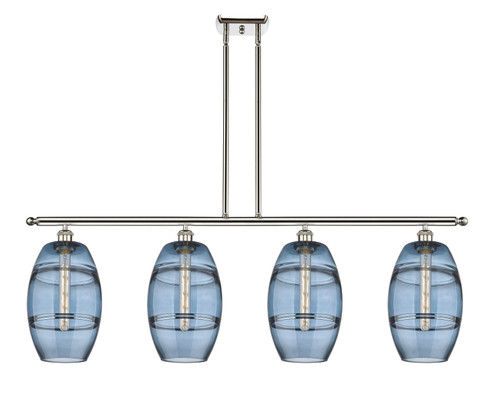 Ballston Four Light Island Pendant in Polished Nickel (405|5164IPNG5578BL)