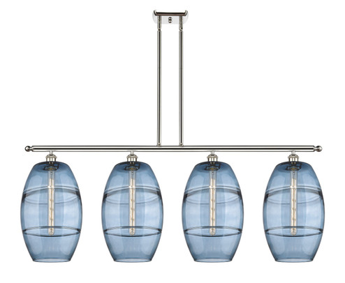 Ballston Four Light Island Pendant in Polished Nickel (405|5164IPNG55710BL)