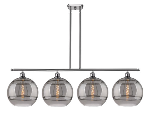 Ballston Four Light Island Pendant in Brushed Brass (405|5164IBBG55612CL)