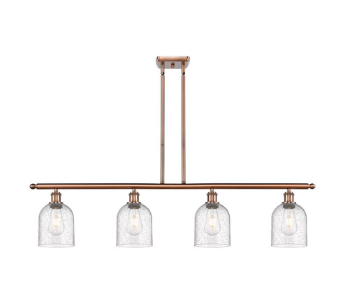 Ballston Four Light Island Pendant in Antique Copper (405|5164IACG5586SDY)