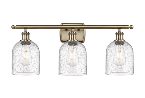 Ballston Three Light Bath Vanity in Antique Brass (405|5163WABG5586SDY)