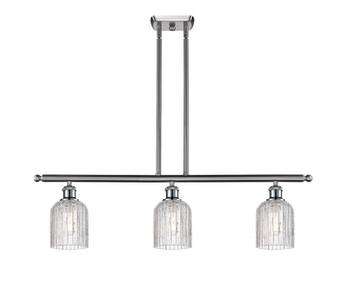 Ballston Three Light Island Pendant in Brushed Satin Nickel (405|5163ISNG5595CL)