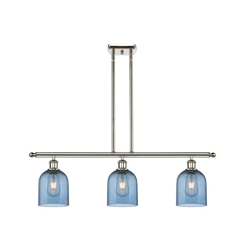 Ballston Three Light Island Pendant in Polished Nickel (405|5163IPNG5586BL)