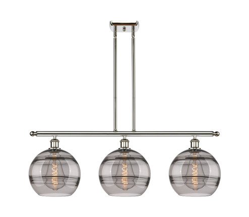 Ballston Three Light Island Pendant in Polished Nickel (405|5163IPNG55610SM)