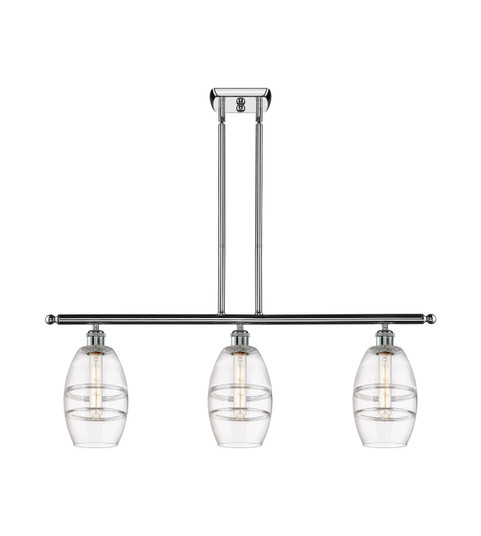 Ballston Three Light Island Pendant in Polished Chrome (405|5163IPCG5576CL)