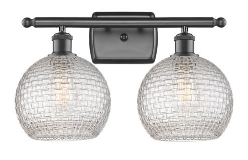 Ballston Two Light Bath Vanity in Oil Rubbed Bronze (405|5162WOBG122C8CL)