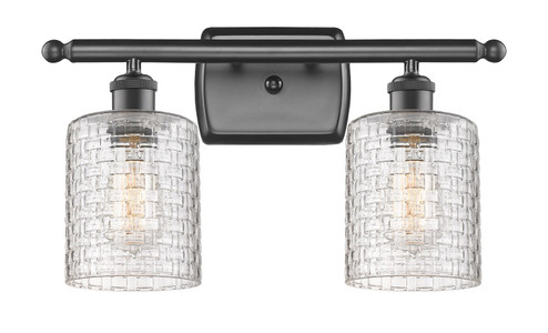 Ballston Two Light Bath Vanity in Oil Rubbed Bronze (405|5162WOBG112C5CL)