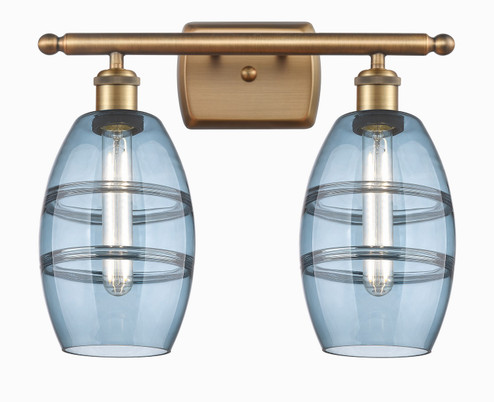 Ballston Two Light Bath Vanity in Brushed Brass (405|5162WBBG5576BL)