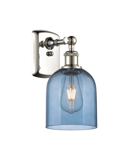 Ballston One Light Wall Sconce in Polished Nickel (405|5161WPNG5586BL)