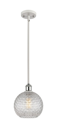Ballston One Light Mini Pendant in White Polished Chrome (405|5161SWPCG122C8CL) Ballston One Light Mini Pendant in White Polished Chrome (405|5161SWPCG122C8CL)