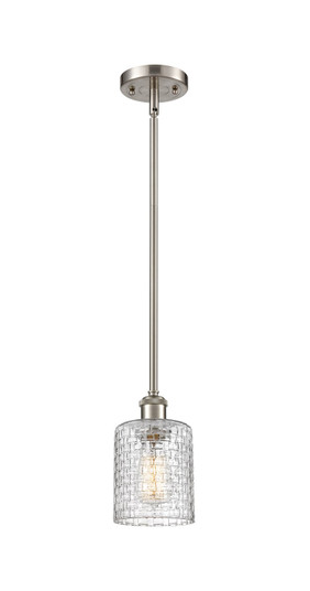 Ballston One Light Mini Pendant in Brushed Satin Nickel (405|5161SSNG112C5CL)