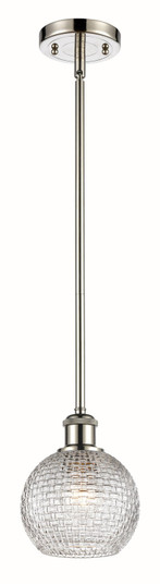 Ballston One Light Mini Pendant in Polished Nickel (405|5161SPNG122C6CL)