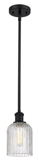 Ballston One Light Mini Pendant in Matte Black (405|5161SBKG5595CL)