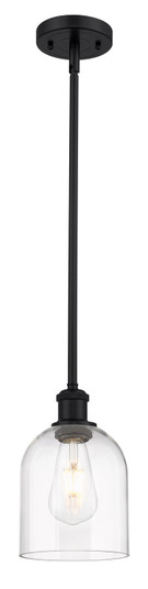Ballston One Light Mini Pendant in Matte Black (405|5161SBKG5586CL)