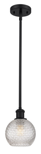 Ballston One Light Mini Pendant in Matte Black (405|5161SBKG122C6CL)