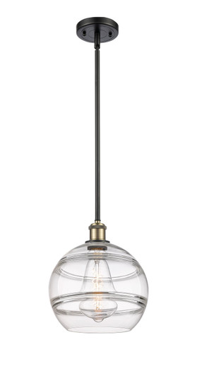 Ballston One Light Mini Pendant in Black Antique Brass (405|5161SBABG55610CL)