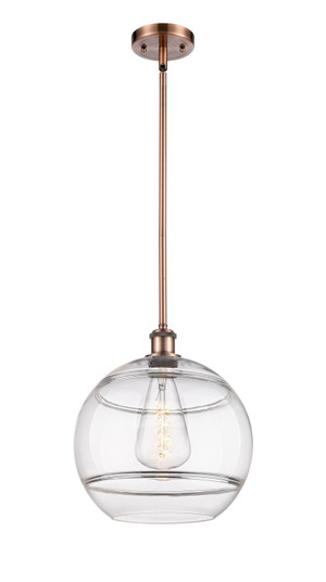 Ballston One Light Mini Pendant in Antique Copper (405|5161SACG55612CL)