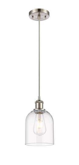 Ballston One Light Mini Pendant in Brushed Satin Nickel (405|5161PSNG5586CL)