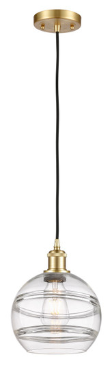 Ballston One Light Mini Pendant in Satin Gold (405|5161PSGG5568CL)