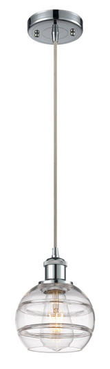 Ballston One Light Mini Pendant in Polished Chrome (405|5161PPCG5566CL)