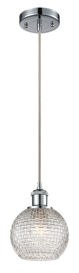 Ballston One Light Mini Pendant in Polished Chrome (405|5161PPCG122C6CL)