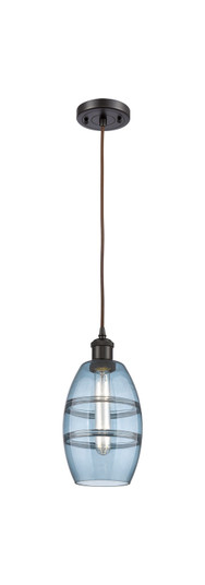 Ballston One Light Mini Pendant in Oil Rubbed Bronze (405|5161POBG5576BL)