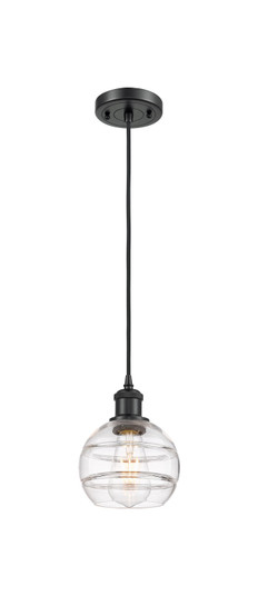 Ballston One Light Mini Pendant in Matte Black (405|5161PBKG5566CL)