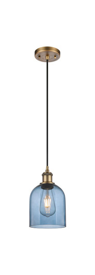 Ballston One Light Mini Pendant in Brushed Brass (405|5161PBBG5586BL)