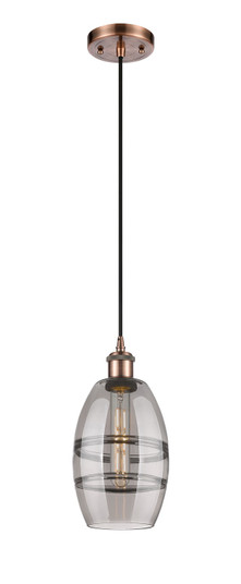 Ballston One Light Mini Pendant in Antique Copper (405|5161PACG5576SM)